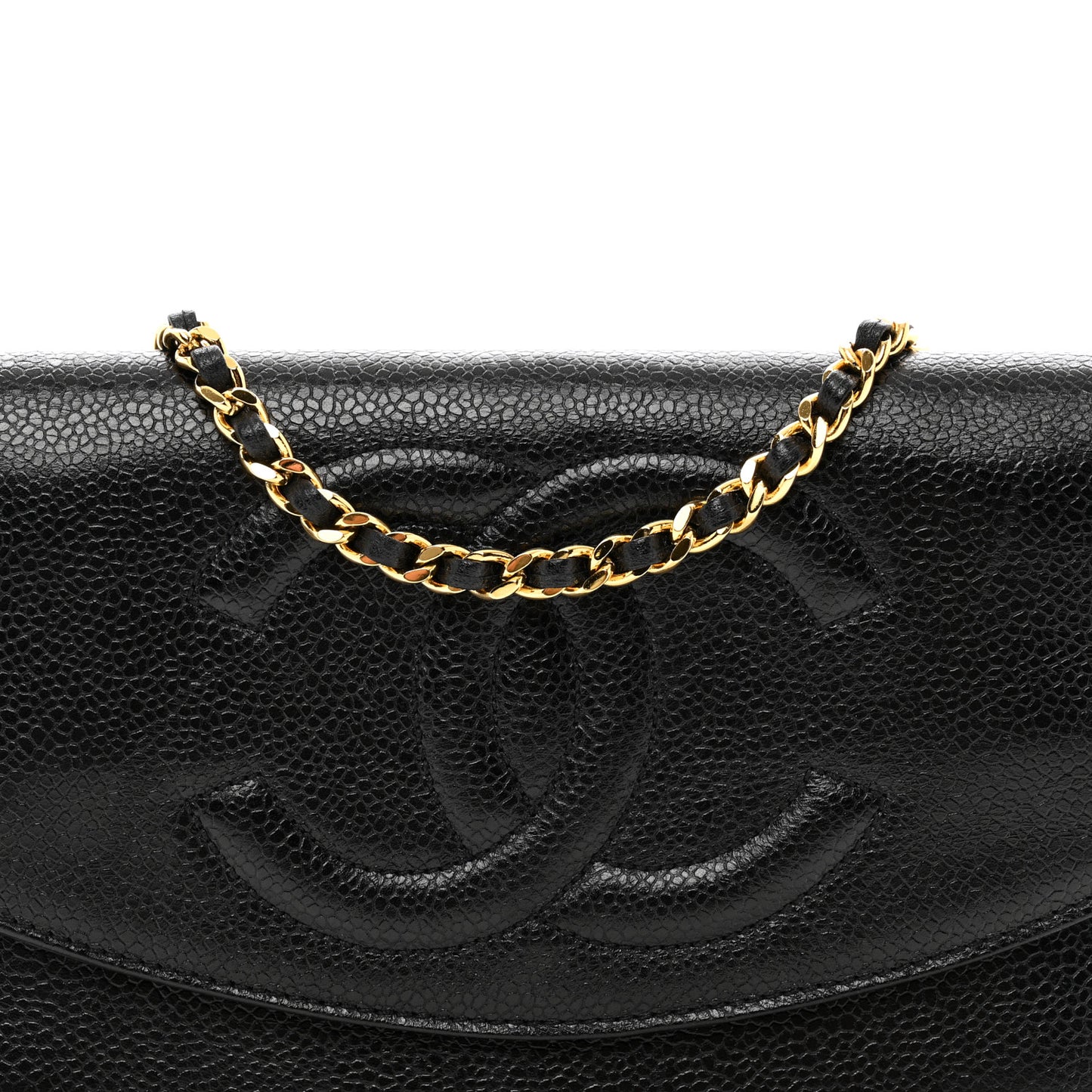 Caviar Timeless CC Wallet on Chain WOC Black