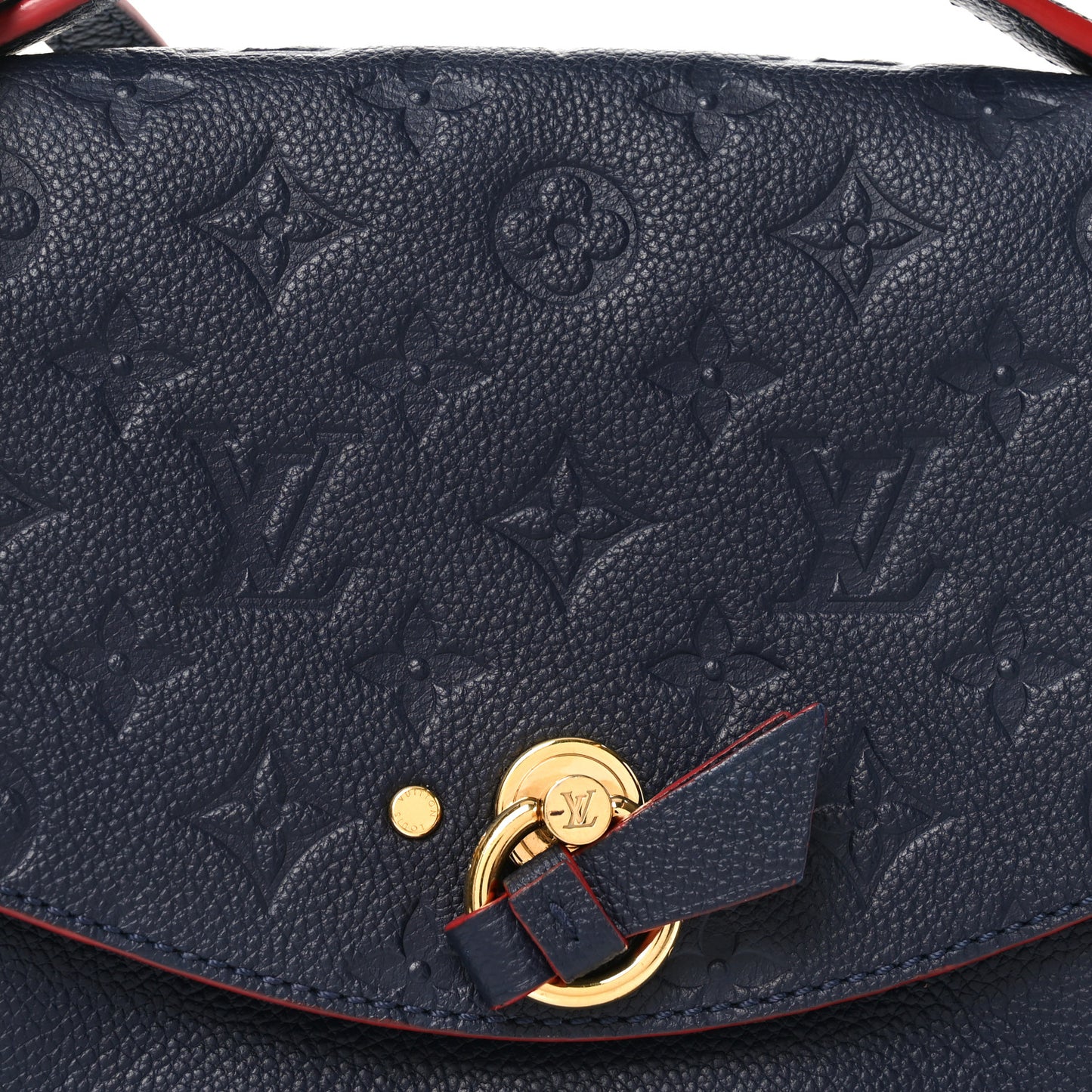 Empreinte Blanche BB Marine Rouge