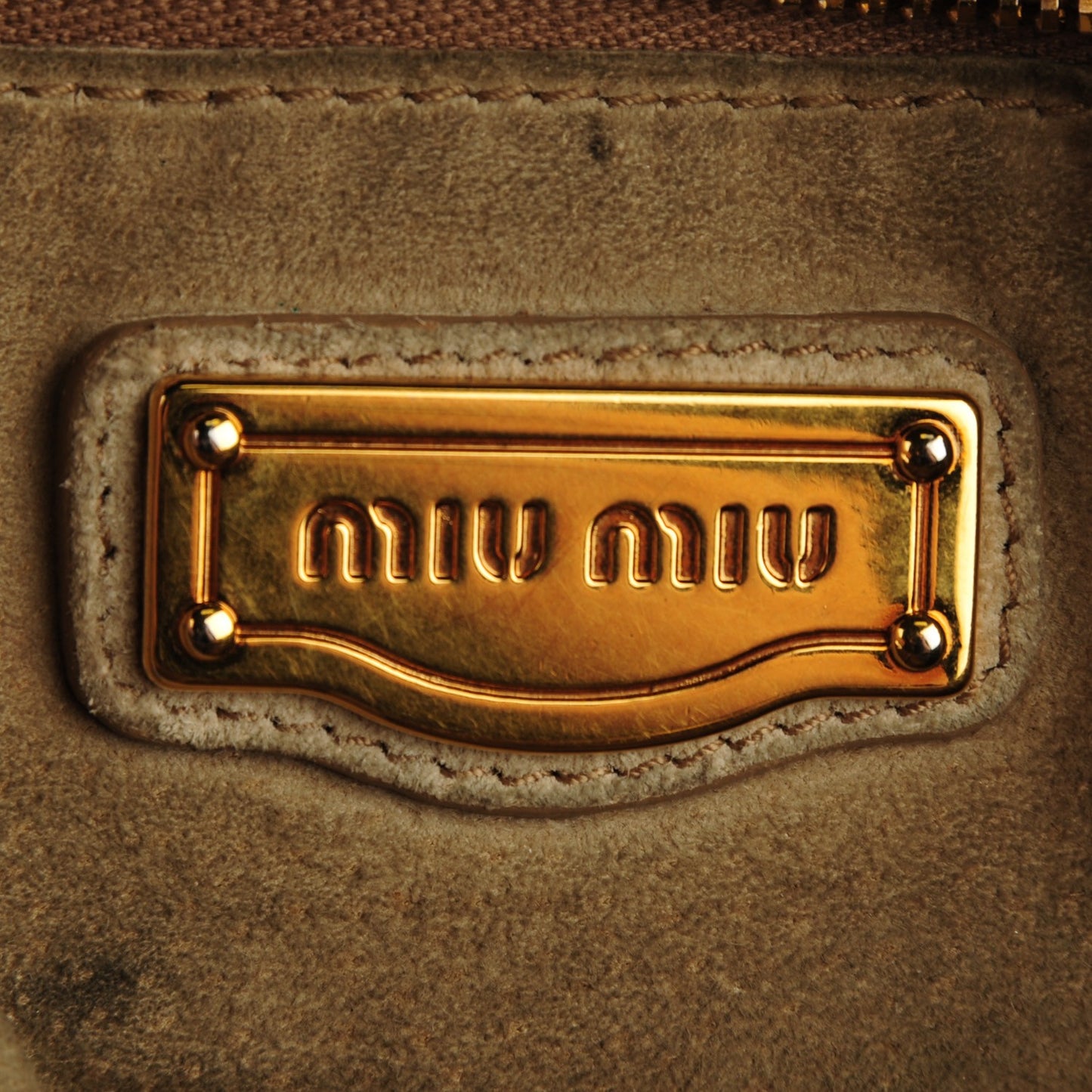 Ostrich Aviator Hobo Beige