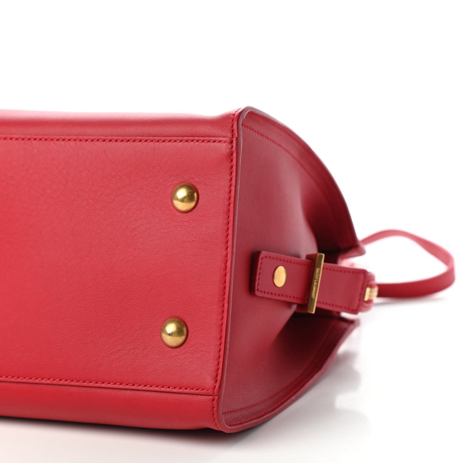 Saint Laurent Calfskin Small Classic Y Cabas Red 8 of 9