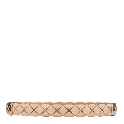 Chanel 18K Beige Gold Coco Crush Bangle Bracelet S 3 of 4