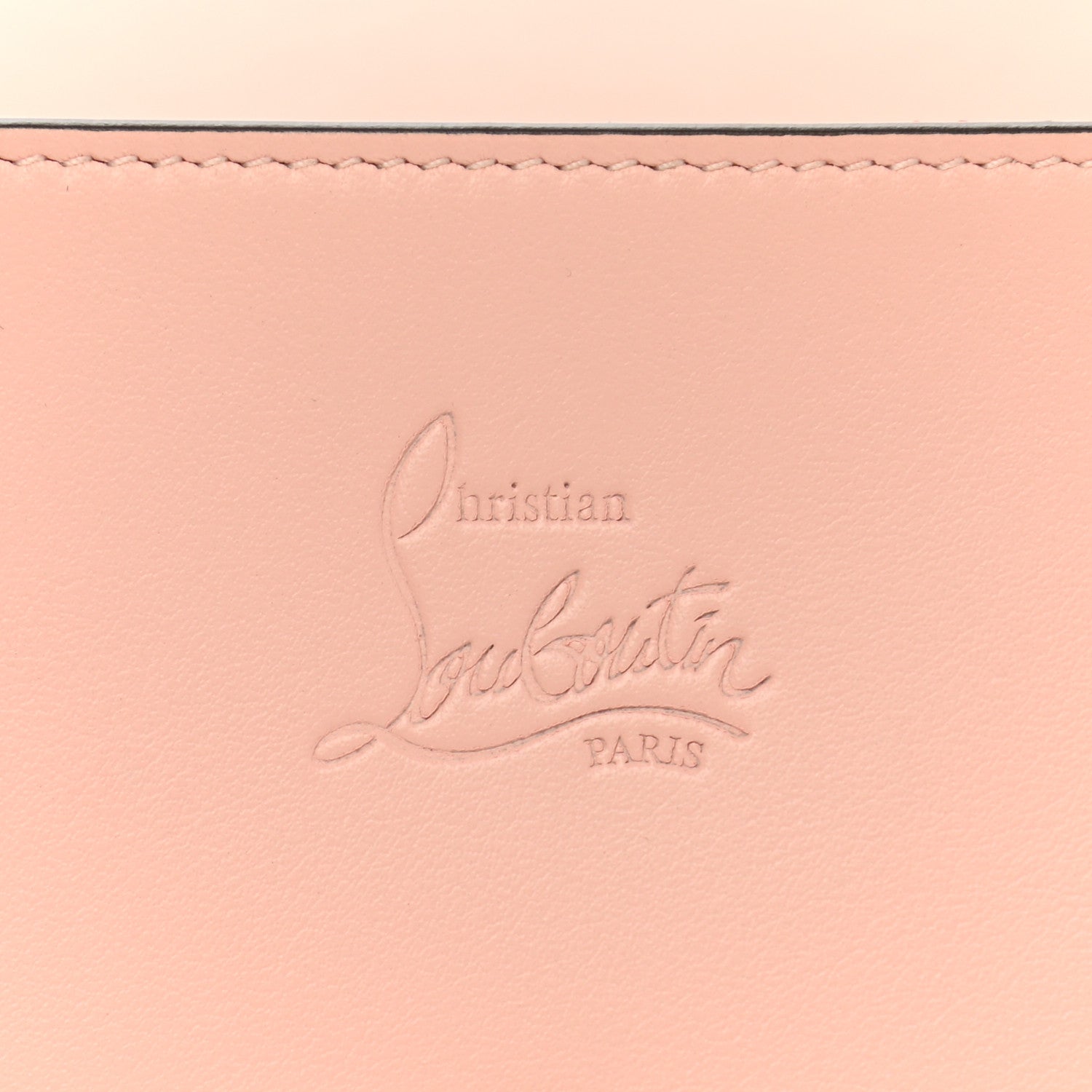 Christian Louboutin Calfskin Macaron Spiked Flap Wallet Mystic Pink 6 of 9