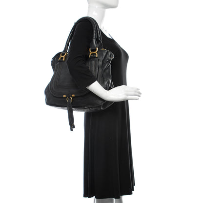Chloe Calfskin Medium Marcie Satchel Black 2 of 23