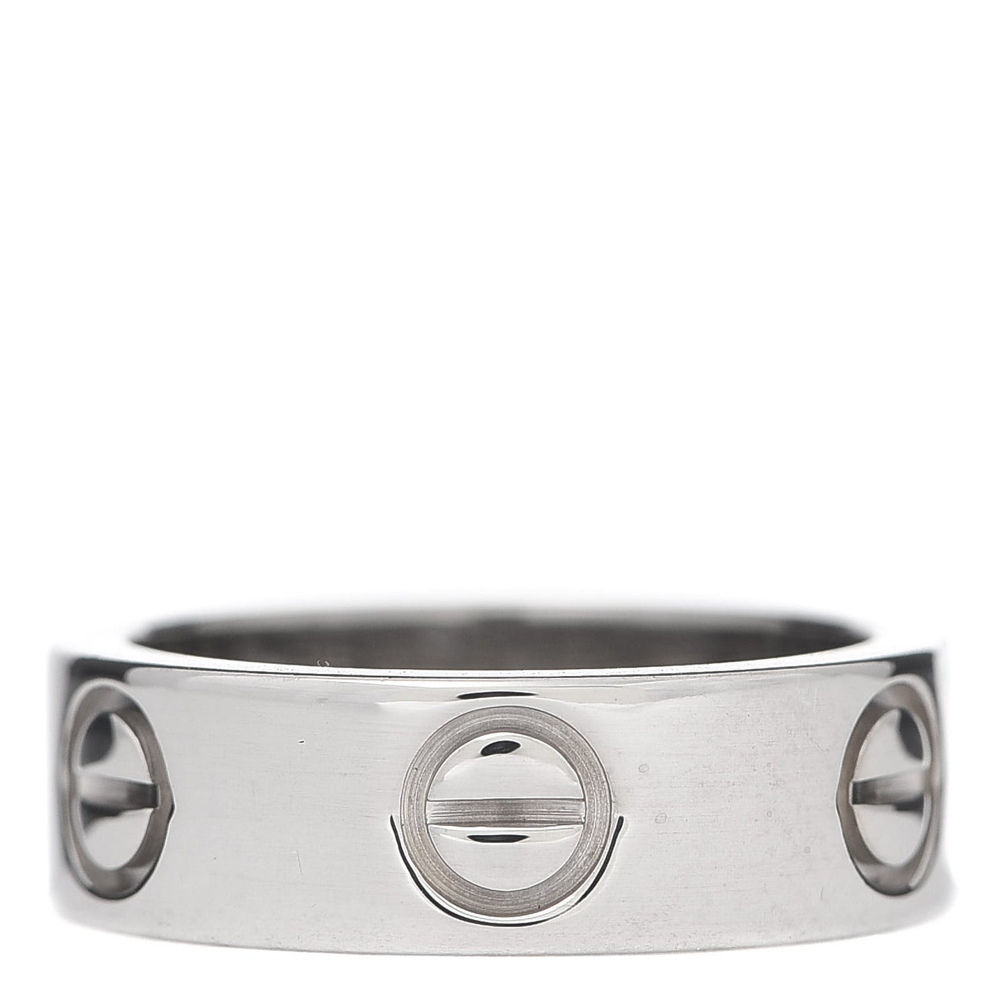 18K White Gold 5.5mm LOVE Ring 47 4