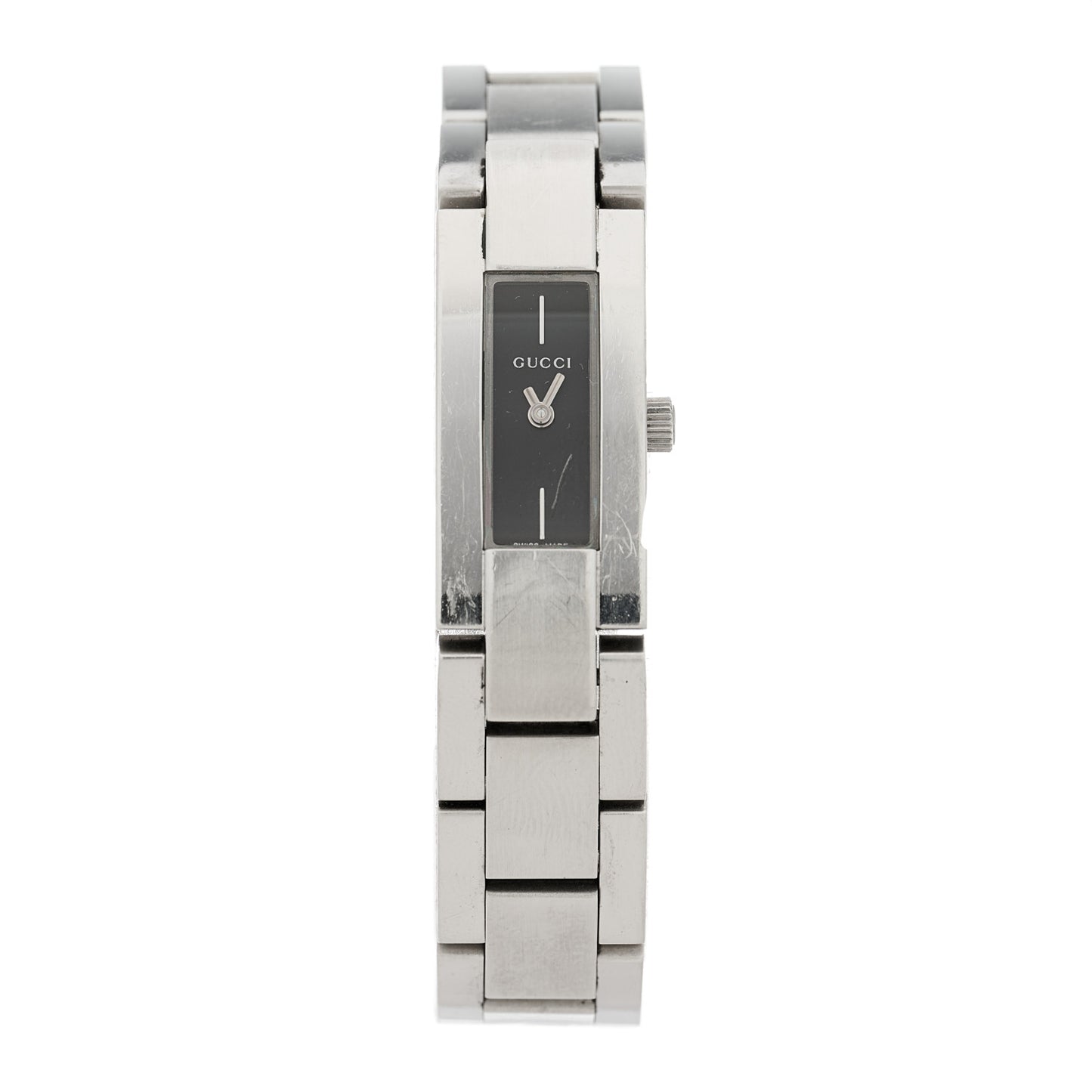 Stainless Steel 13mm 4600L Quartz Watch Black