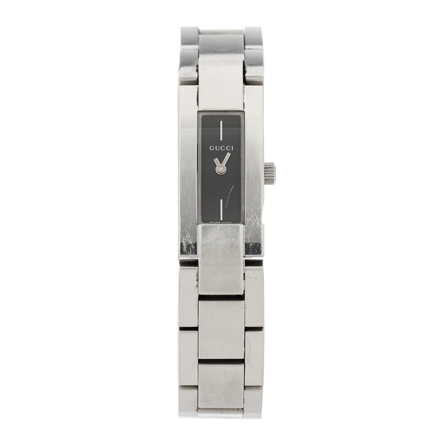 Gucci Stainless Steel 13mm 4600L Quartz Watch Black 1 of 4