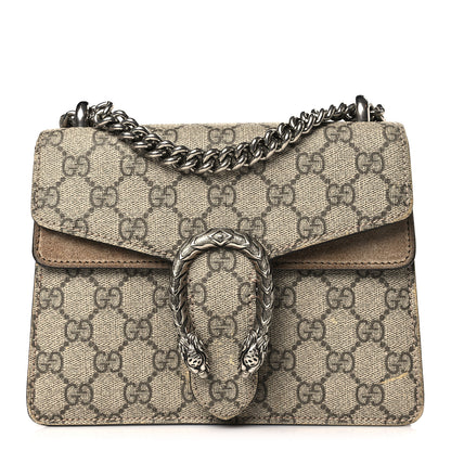 Gucci GG Supreme Monogram Mini Dionysus Shoulder Bag Taupe 1 of 9