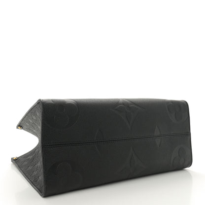 Louis Vuitton Empreinte Monogram Giant OnTheGo MM Black 4 of 10