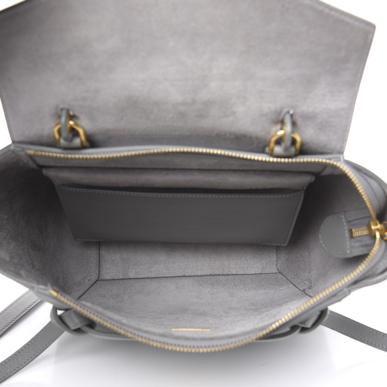 Celine Grained Calfskin Micro Belt Bag Cloud 4 of 10