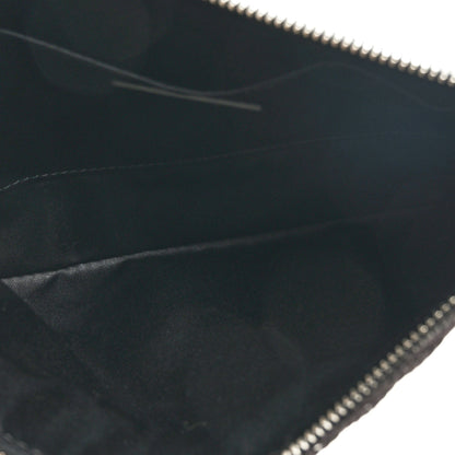 Valentino Garavani Vinyl VLTN Large Flat Zip Pouch Black 5 of 6