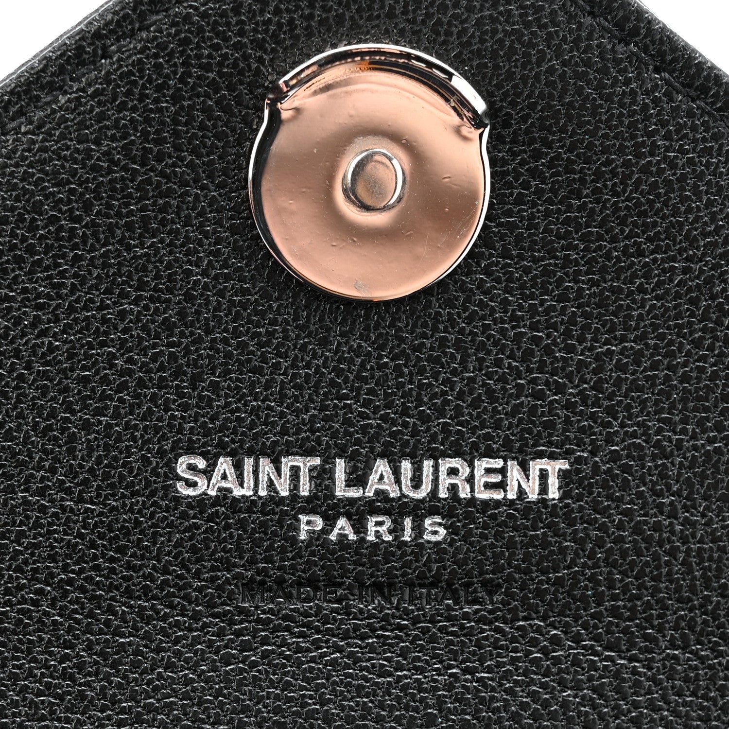 Saint Laurent Sheepskin Matelasse Chevron Monogram Mini College Bag Black 7 of 13