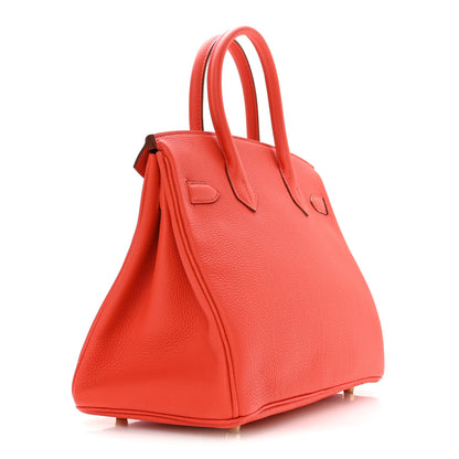 Hermes Togo Birkin 30 Capucine 3 of 11