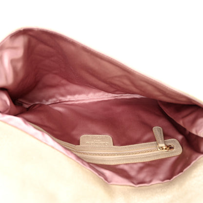 Christian Dior Metallic Goatskin Cannage Flap Clutch Light Gold 5 of 8