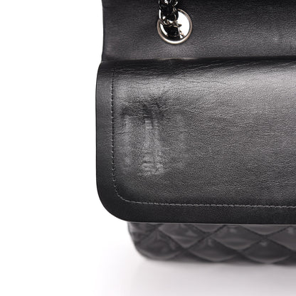Chanel Patent Quilted Medium Double Flap Black 16 of 18