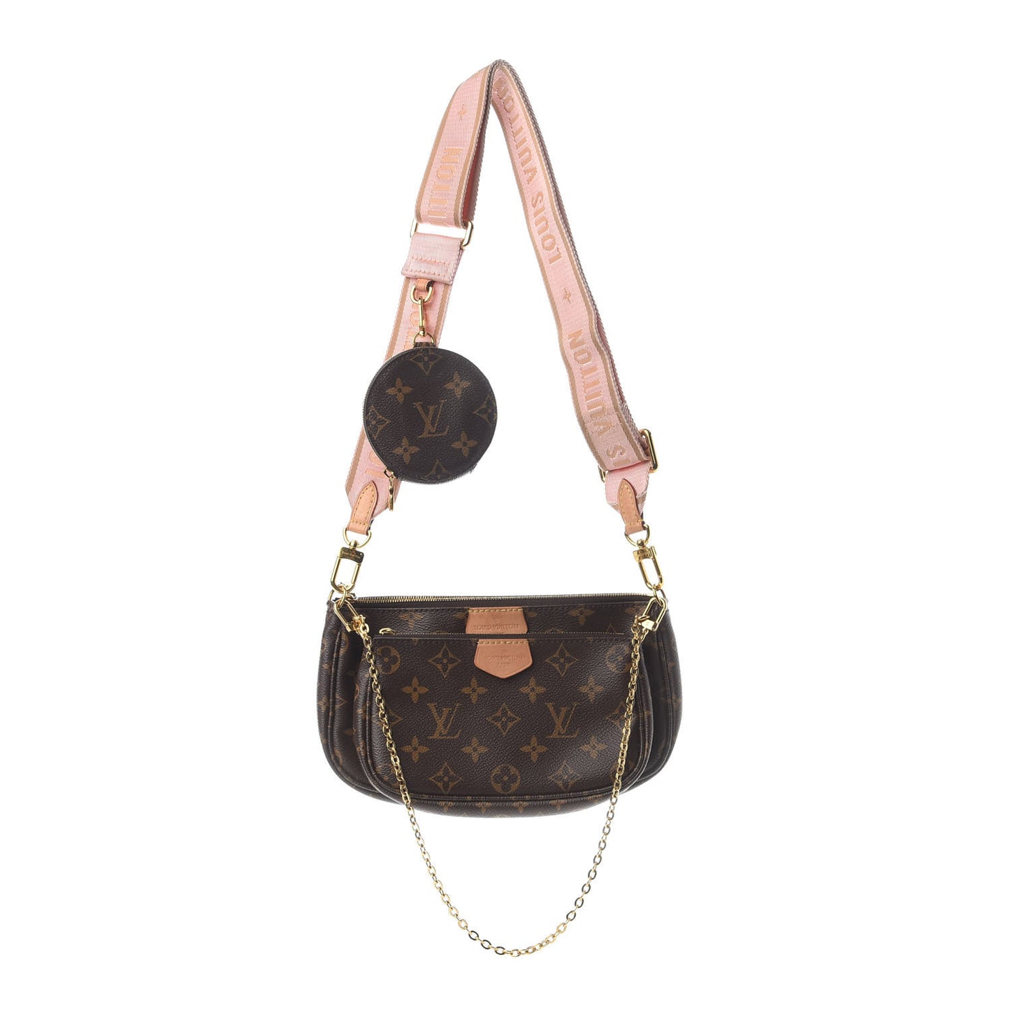 Monogram Multi Pochette Accessories Rose Clair