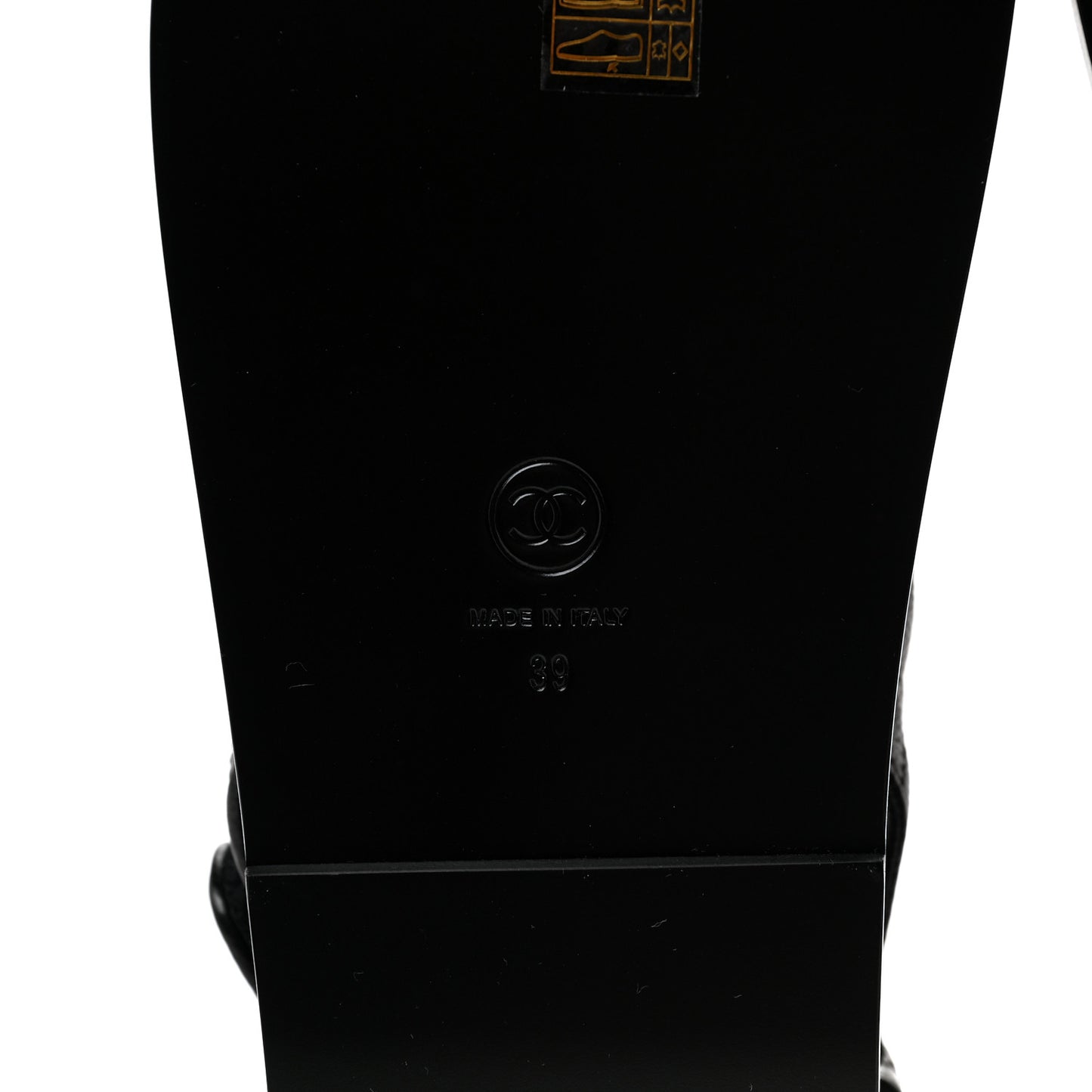 Grained Calfskin Velcro Dad Sandals 39 Black