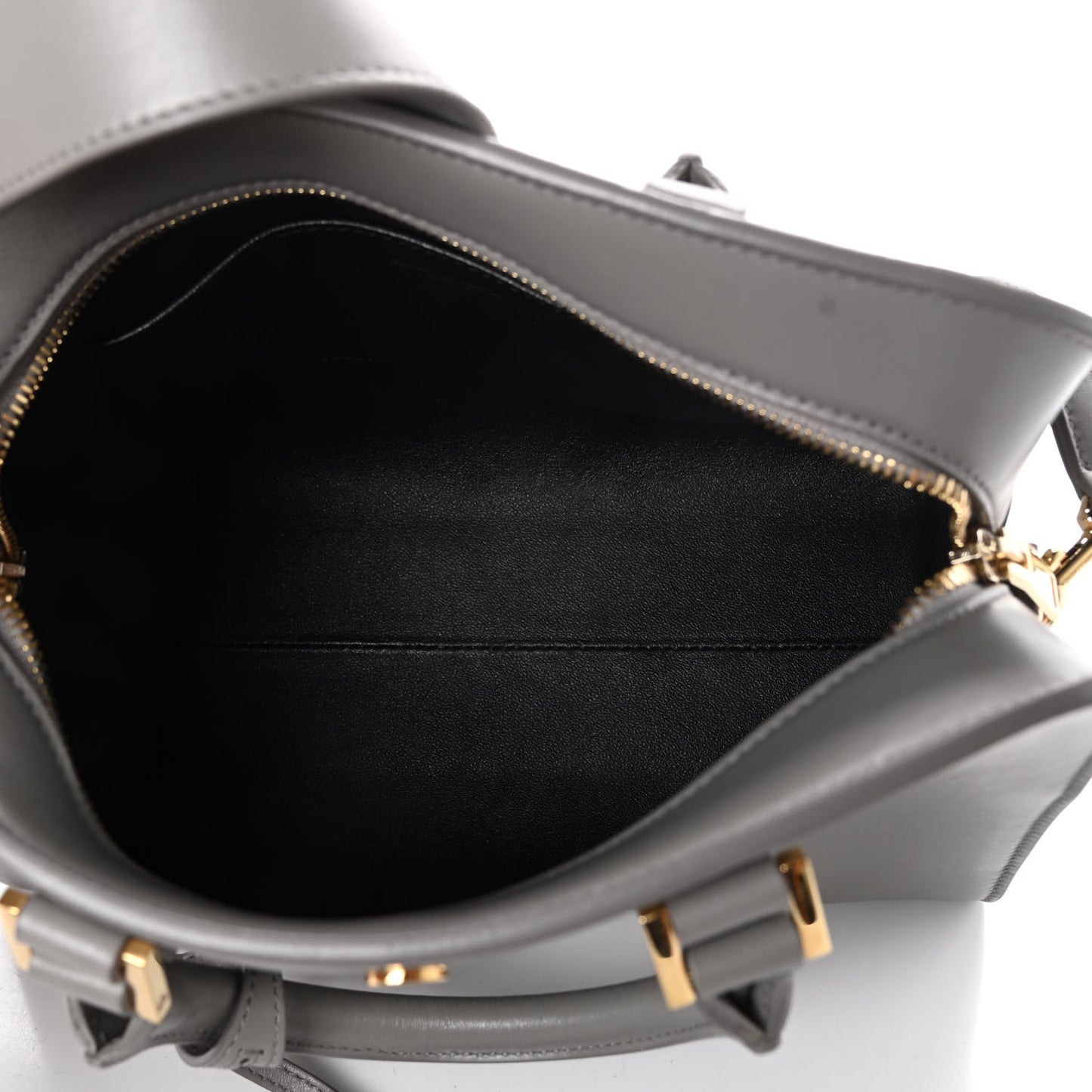 Calfskin Monogram Baby Cabas Oyster Grey