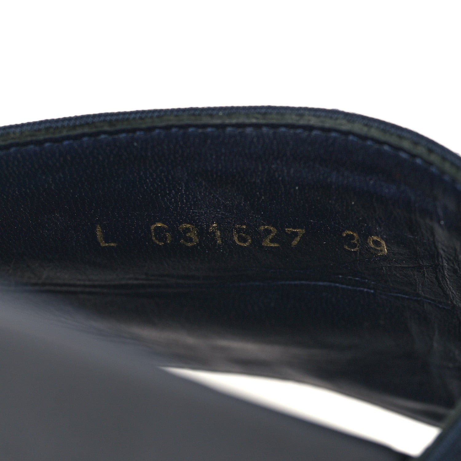 Chanel Satin Canvas Chain Slides Sandals Flats 39 Marine 8 of 8