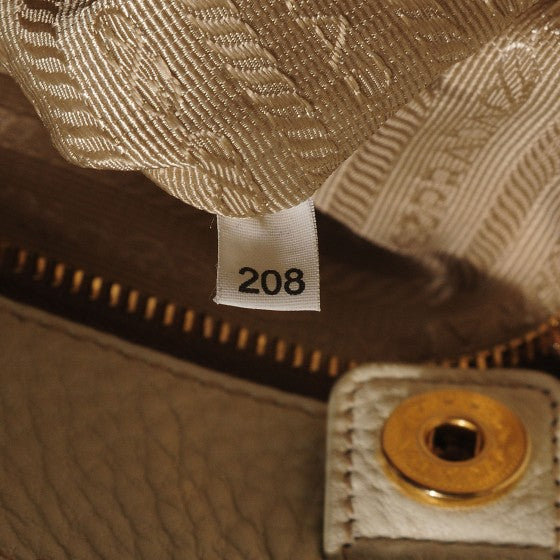 Prada Vitello Daino Hobo Talco 7 of 16