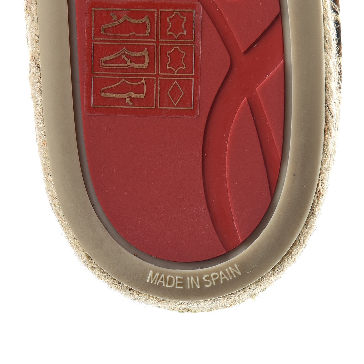 Veau Velours Leopard Aliochette Espadrilles 40 Caramel