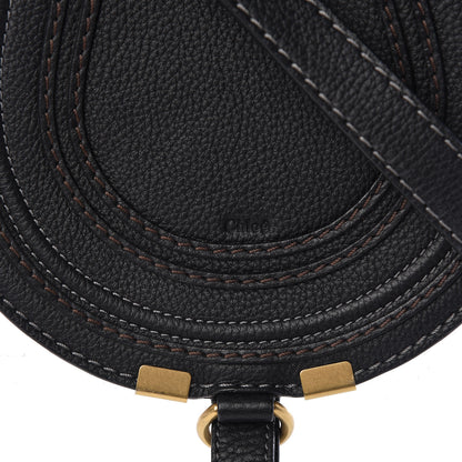 Chloe Calfskin Mini Marcie Round Crossbody Bag Black 8 of 10