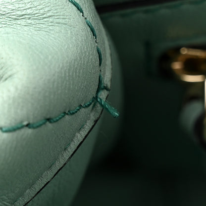 Valentino Garavani Nappa Enamel Monochrome Medium Roman Stud Shoulder Bag Morning Dew 13 of 18