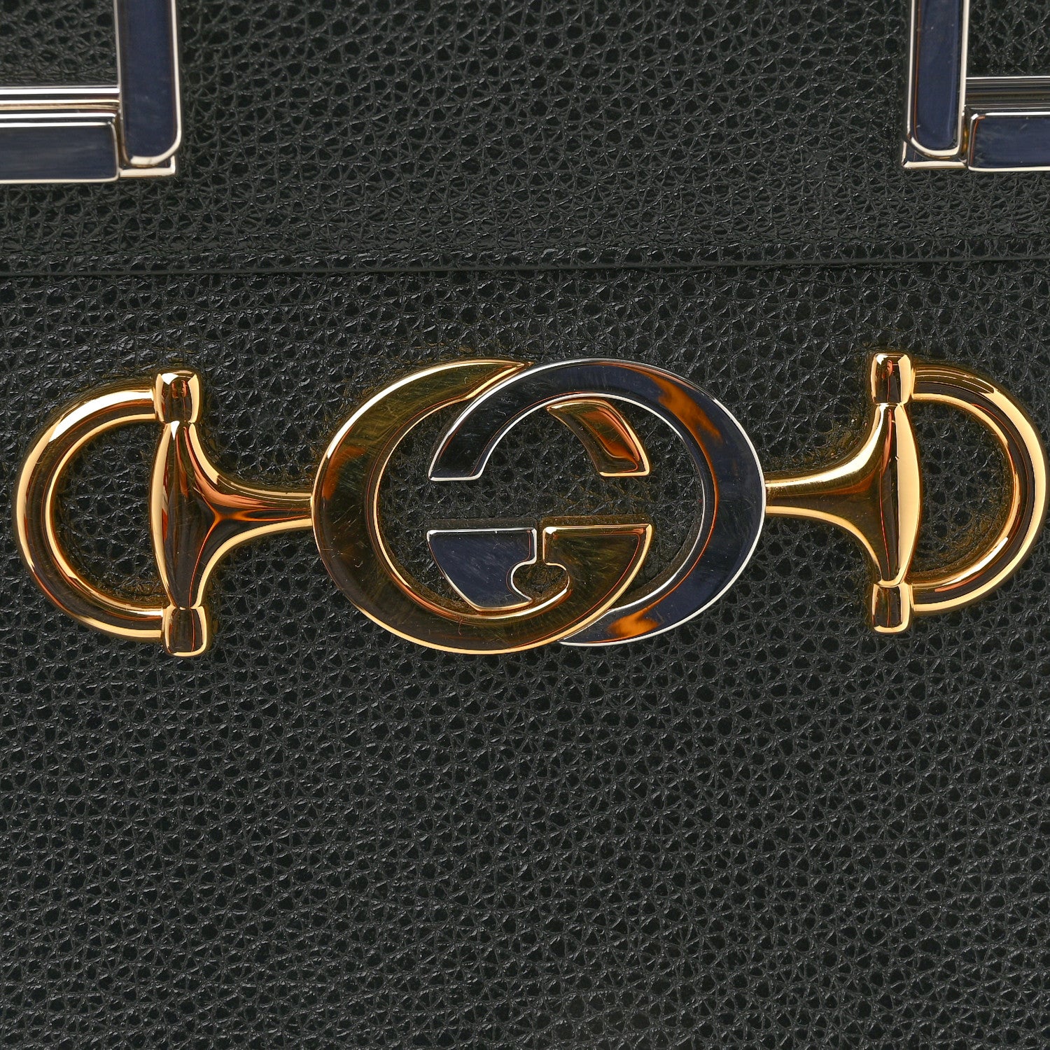 Gucci Grainy Calfskin Small Zumi Top Handle Bag Black 10 of 10