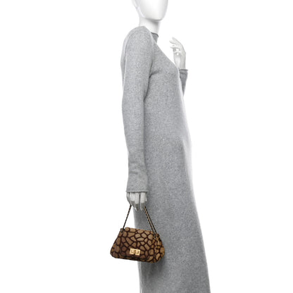 Chanel Pony Hair Reissue 2.55 Accordion Flap Brown 2 of 14