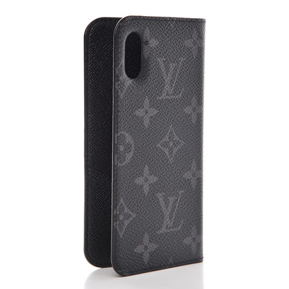 Louis Vuitton Monogram Eclipse iPhone X Folio Case 3 of 7