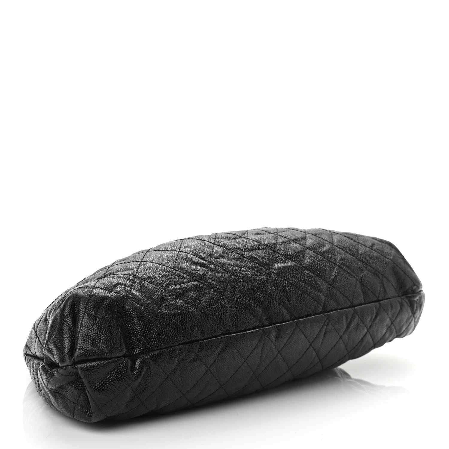 Chanel Caviar Quilted Medium Elastic Shopping Tote Black 4 of 10