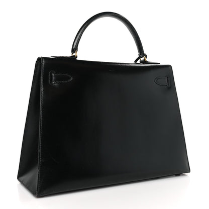 Hermes Box Kelly Sellier 32 Black 3 of 11