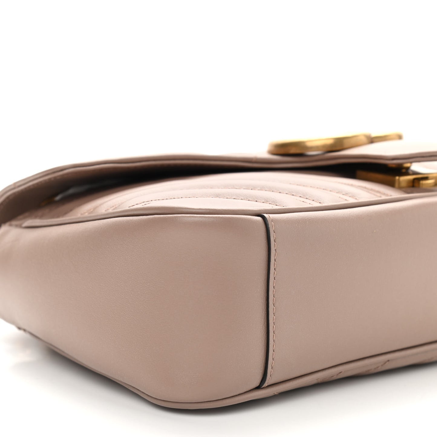 Calfskin Matelasse Small GG Marmont Shoulder Bag Porcelain Rose