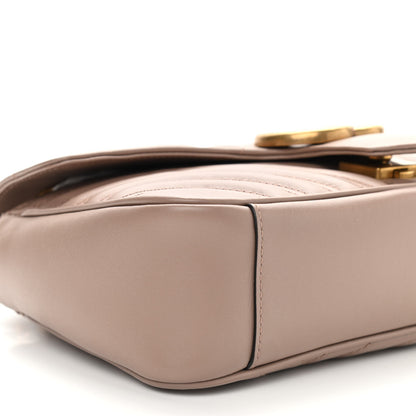 Gucci Calfskin Matelasse Small GG Marmont Shoulder Bag Porcelain Rose 4 of 8