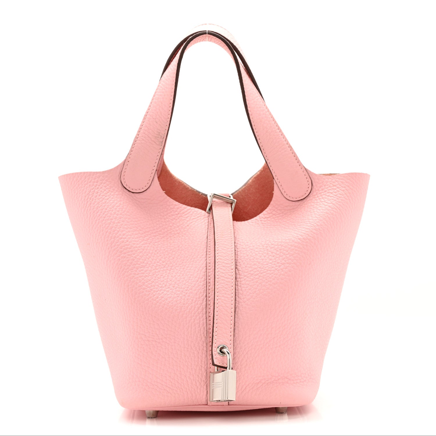 Hermes Taurillon Clemence Picotin Lock 18 PM Rose Sakura 1 of 14