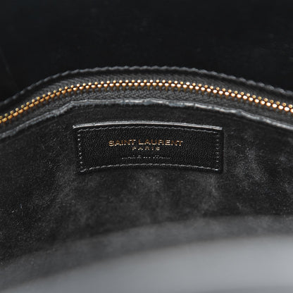 Saint Laurent Calf Hair Leopard Print Small Sac De Jour Black 6 of 10