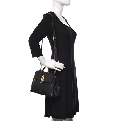 Mulberry Small Classic Grain Calfskin Mini Seaton Black 2 of 11