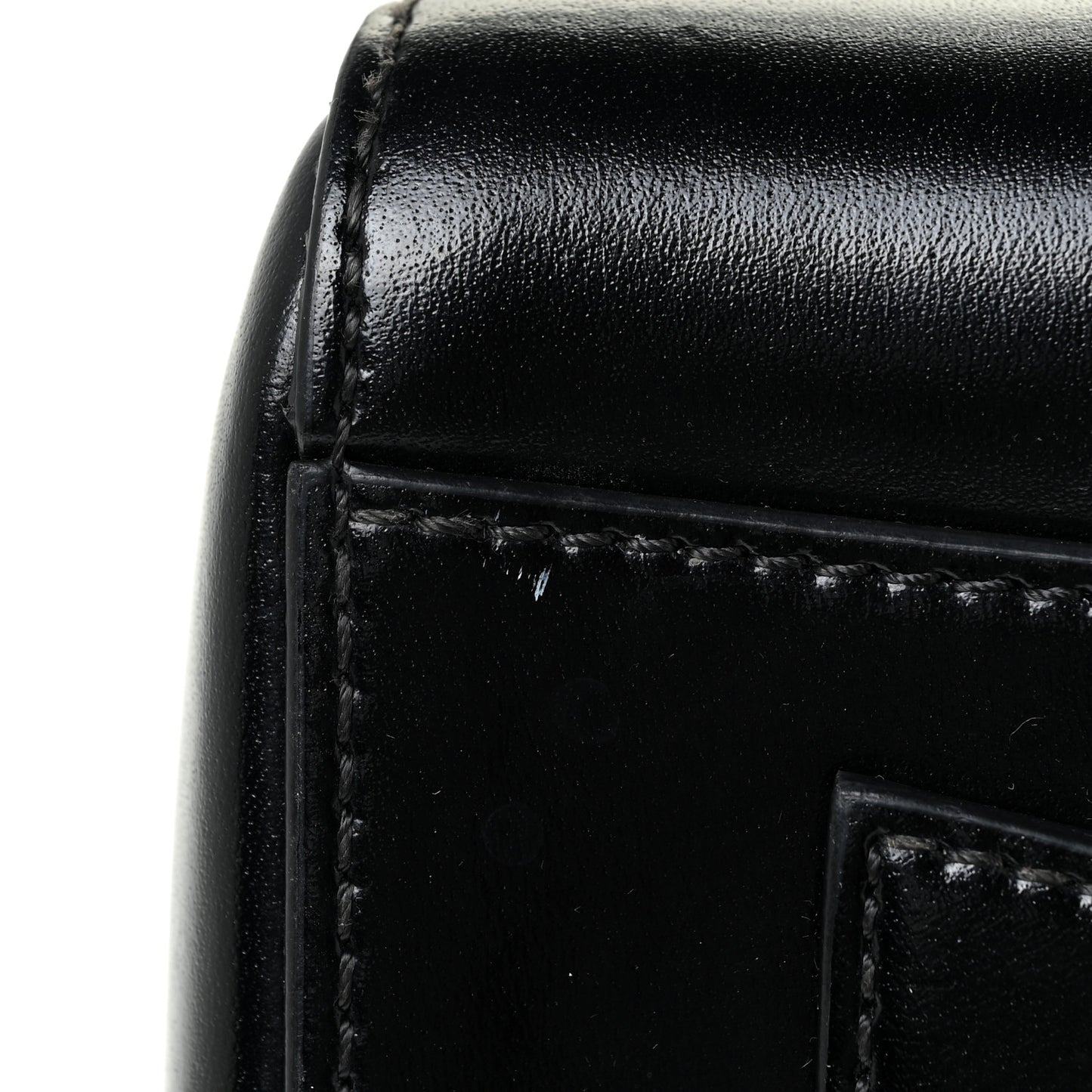 Shiny Lord Calfskin Small Antigona Black