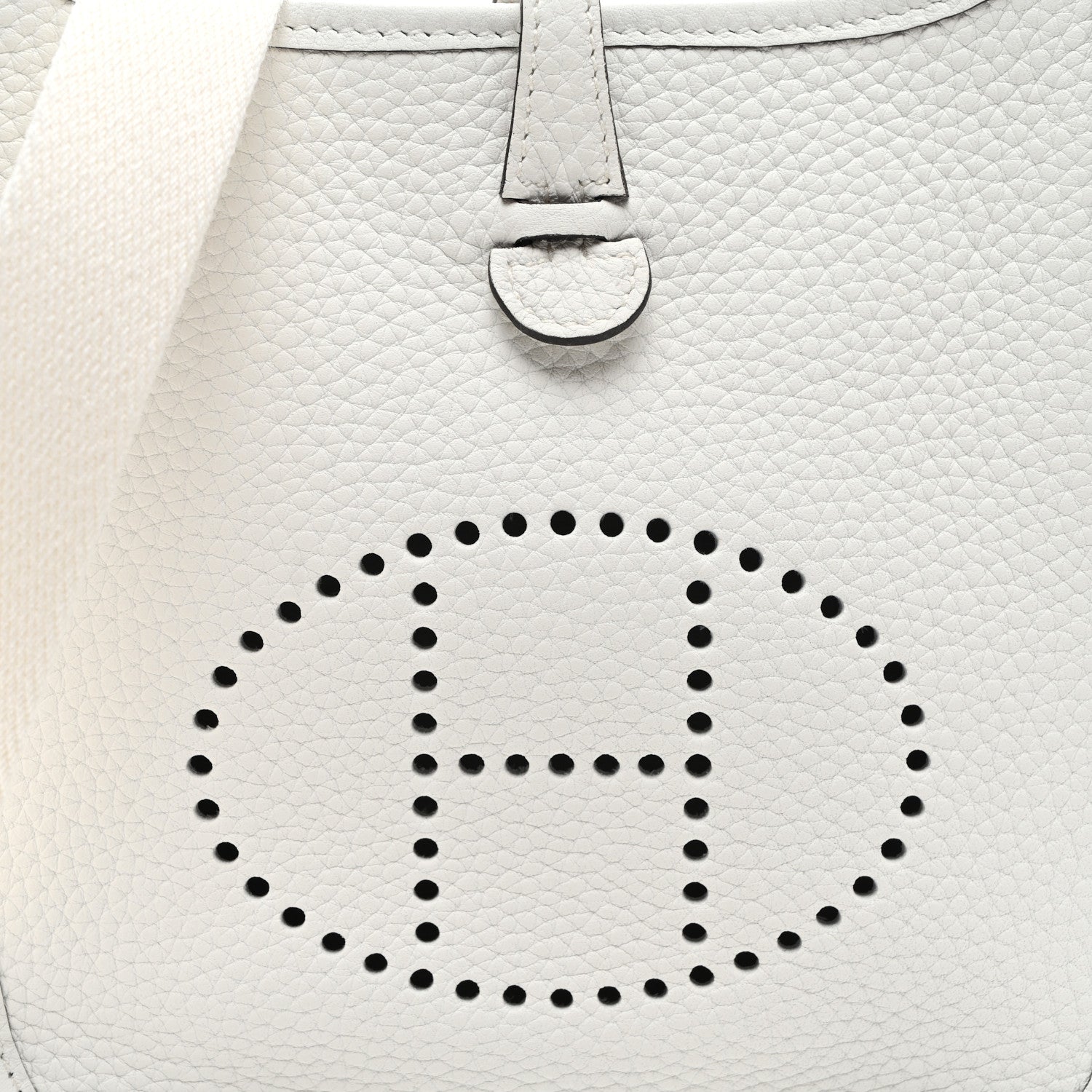 Hermes Taurillon Clemence Amazone Evelyne TPM New White 8 of 10