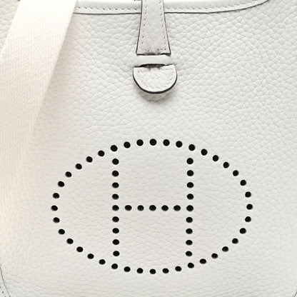 Hermes Taurillon Clemence Amazone Evelyne TPM New White 8 of 10
