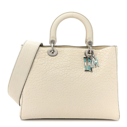 Christian Dior Canyon Grained Lambskin Large Lady Dior Off White 1 of 12