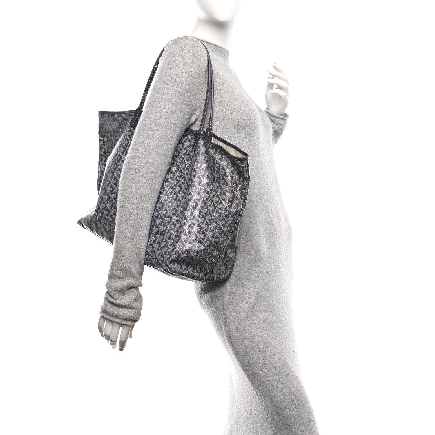 Goyard Goyardine Saint Louis GM Grey 2 of 12