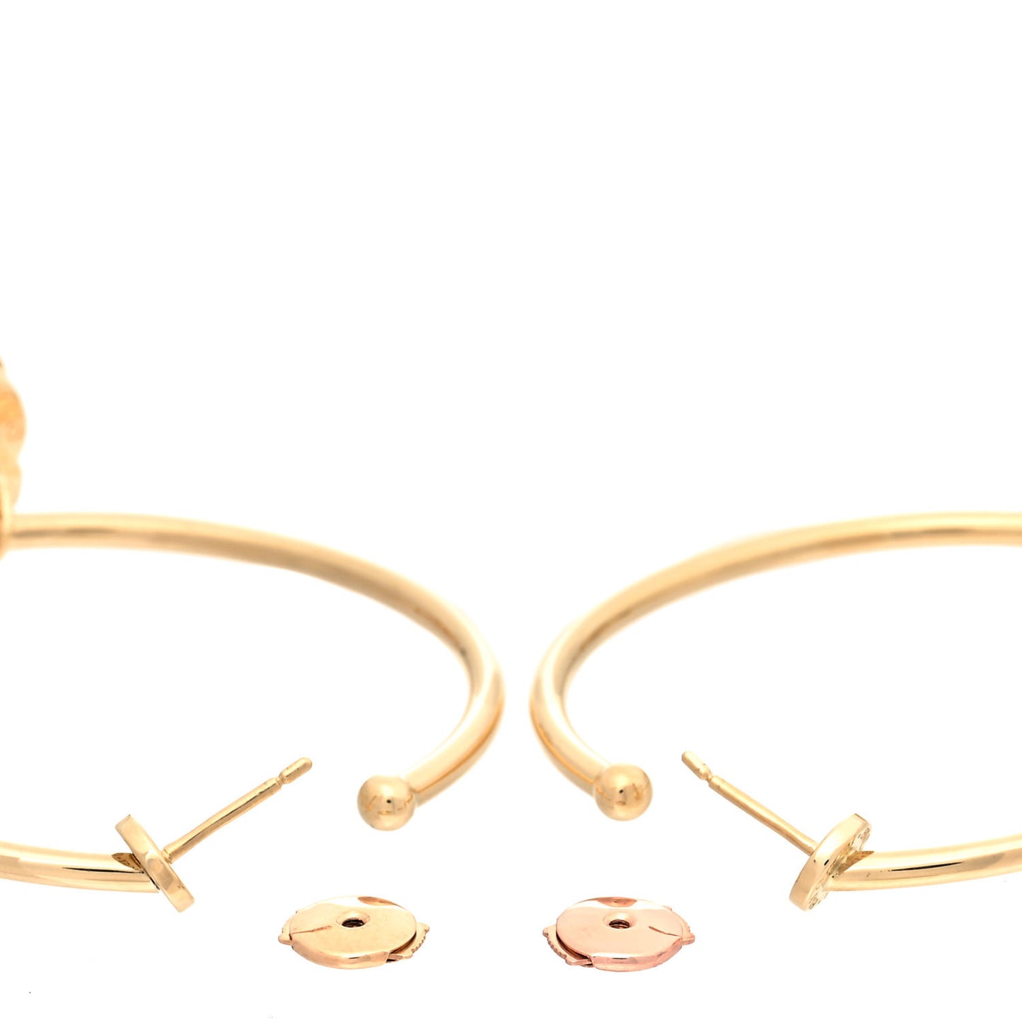 18K Yellow Gold B.Zero1 Dangle Hoop Earrings