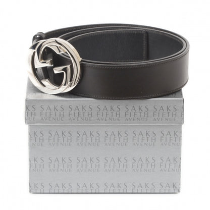 Gucci Leather GG Mens Belt Black 40 5 of 6
