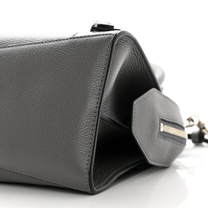Balenciaga Grained Calfskin Neo Classic Silver Hardware S City Dark Grey 10 of 11