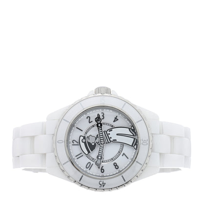 Chanel Stainless Steel Ceramic 38mm J12 Limited Edition Mademoiselle La Pausa Automatic Watch White 2 of 5
