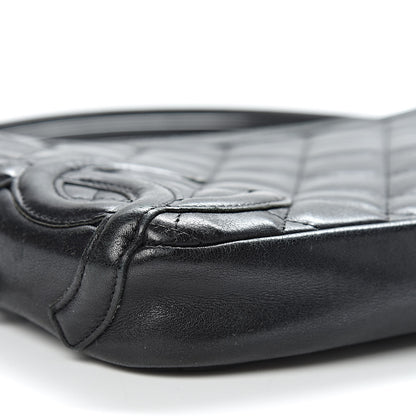 Chanel Calfskin Quilted Cambon Pochette Black 9 of 15