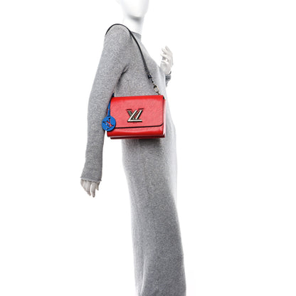 Louis Vuitton Epi Twist Braided Strap Shoulder Bag PM Coquelicot 2 of 12