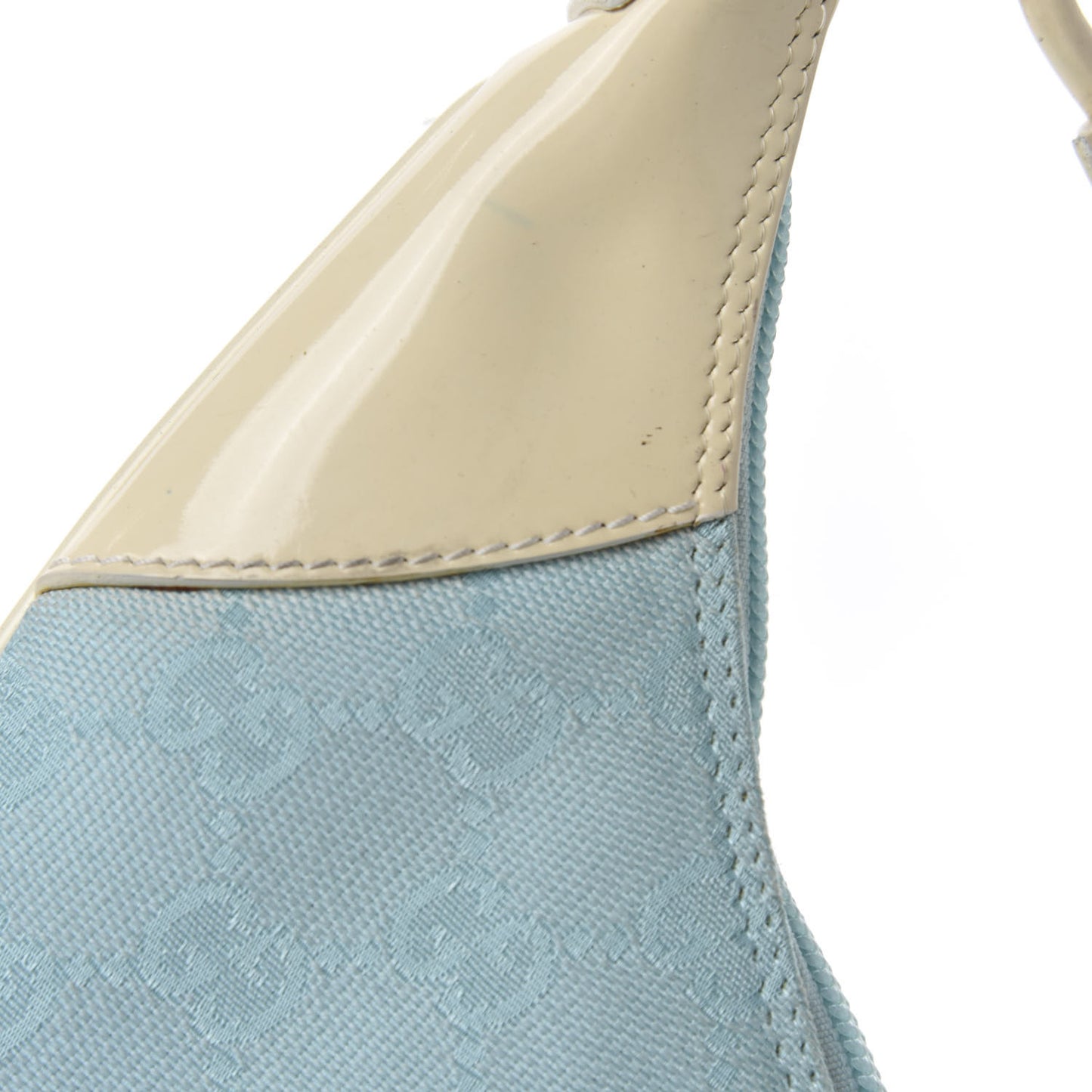 Monogram Patent Small Hobo Blue