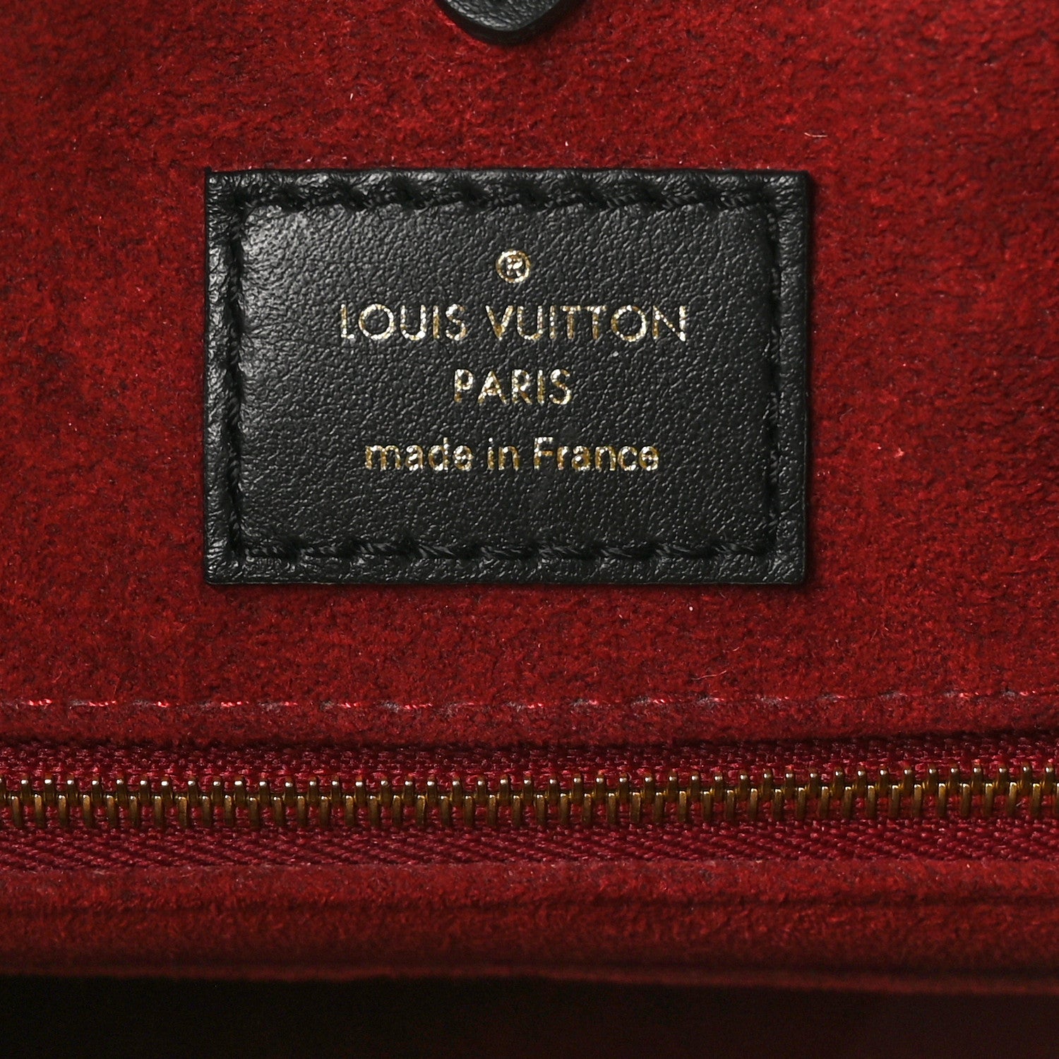 Louis Vuitton Empreinte Monogram Giant Onthego MM Black Beige 6 of 9