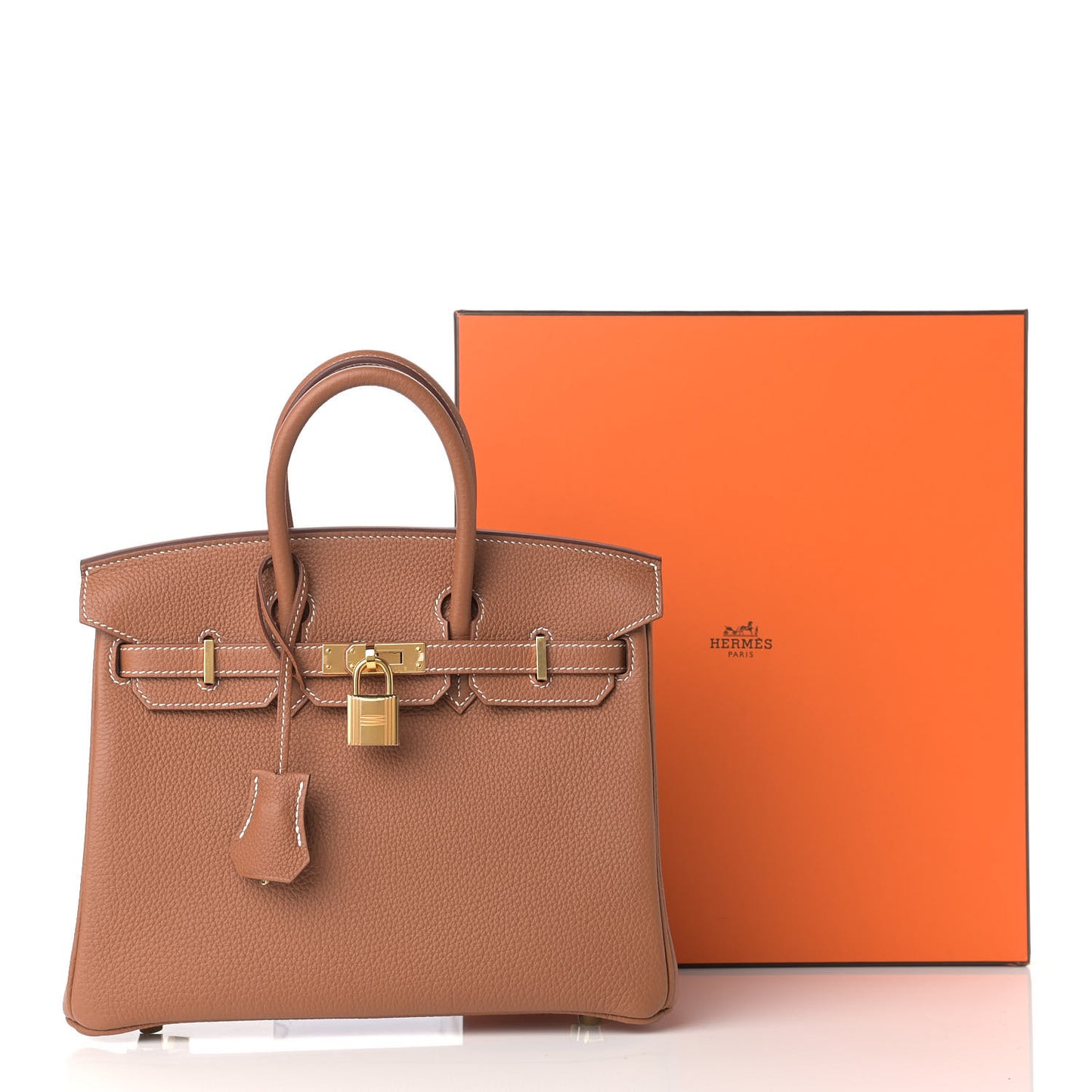 Togo Birkin 25 Gold
